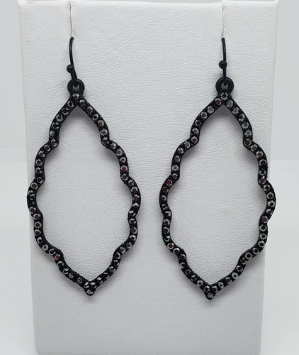 Black Hematite Teardrop Earrings