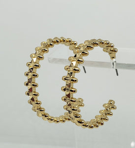 Gold Statement Hoops