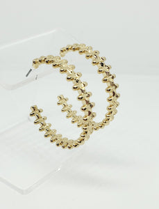 Gold Statement Hoops