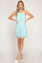 White Lace Sleeveless Bodycon Dress With Lining