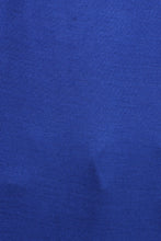 Royal Blue 3/4 Open Sleeve Top With Scoop Neckline