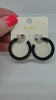Black Gunmetal Hoop Statement Earrings

Approximate Length: 1.25"